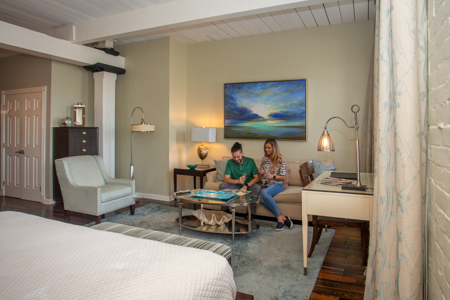 Apartment style suites at Olde Harbour Inn hotel in Savannah