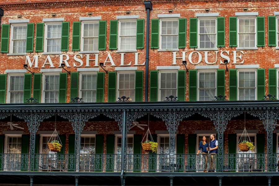 The Marshall House Hotel in Savannah
