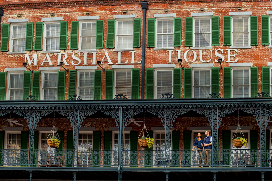 The Marshall House Hotel in Savannah